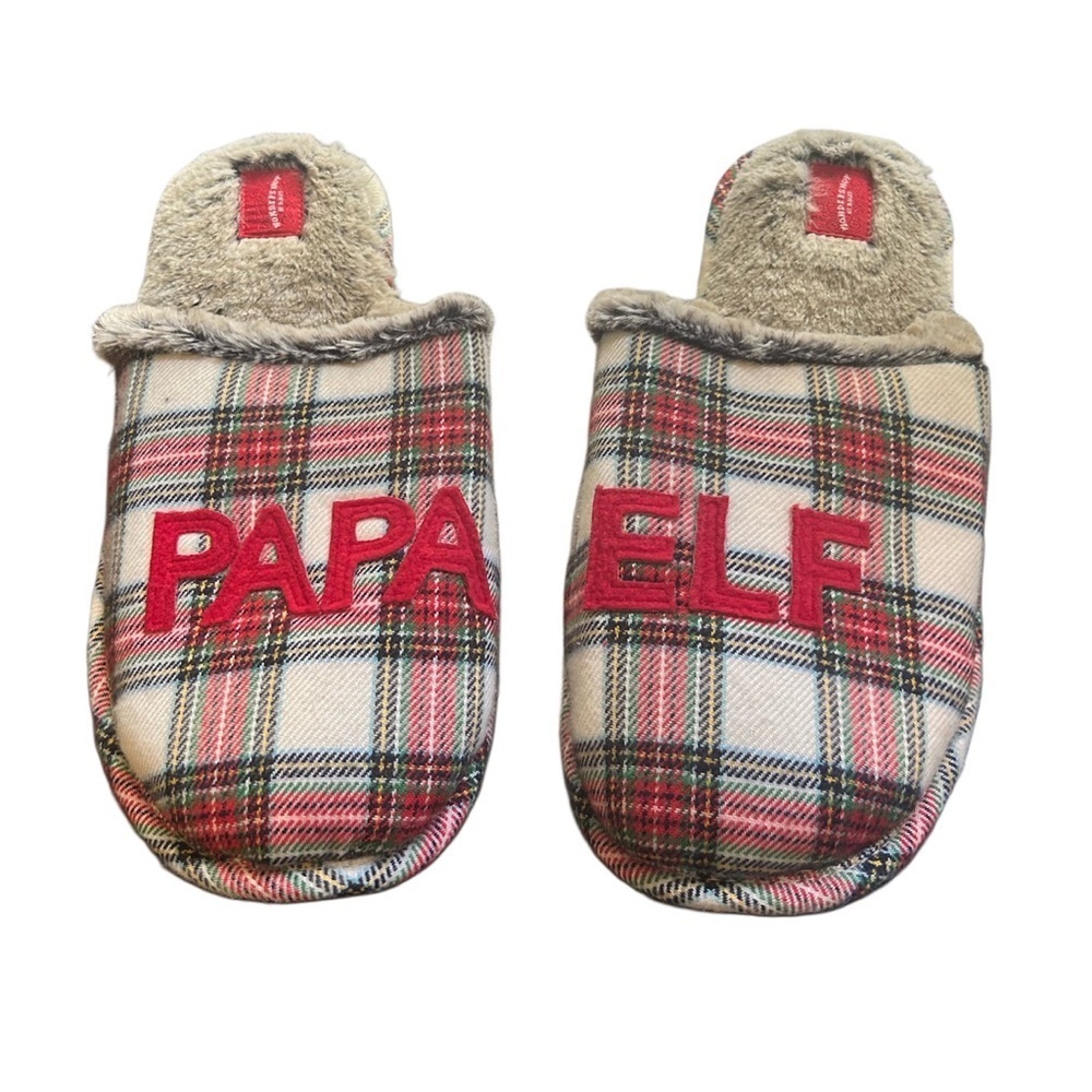 Wondershop Plaid Papa Elf Slippers